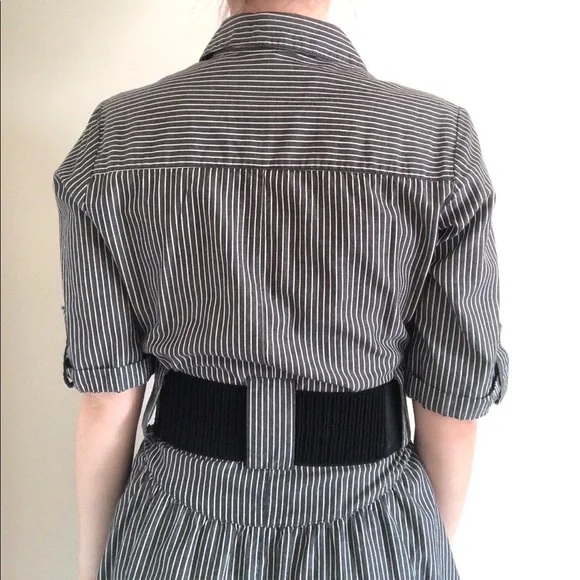 BaileyGirl Striped Shirt Dress - Picture 10 of 16